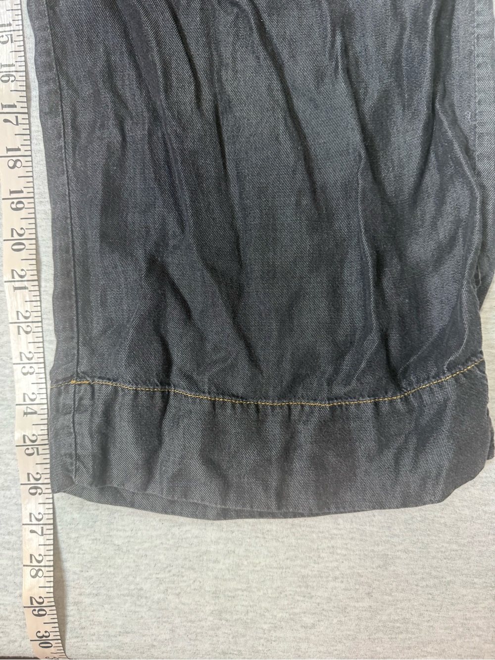 Cyrus Wide Leg Lyocell Pants- Charcoal- Size Large - Picture 5 of 6
